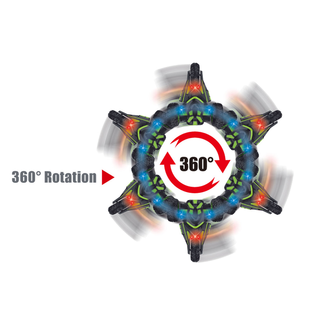 2.4GHz RC Double Sided Roll Stunt Car