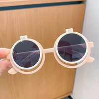 Kids Round Flip Frame Sunglasses
