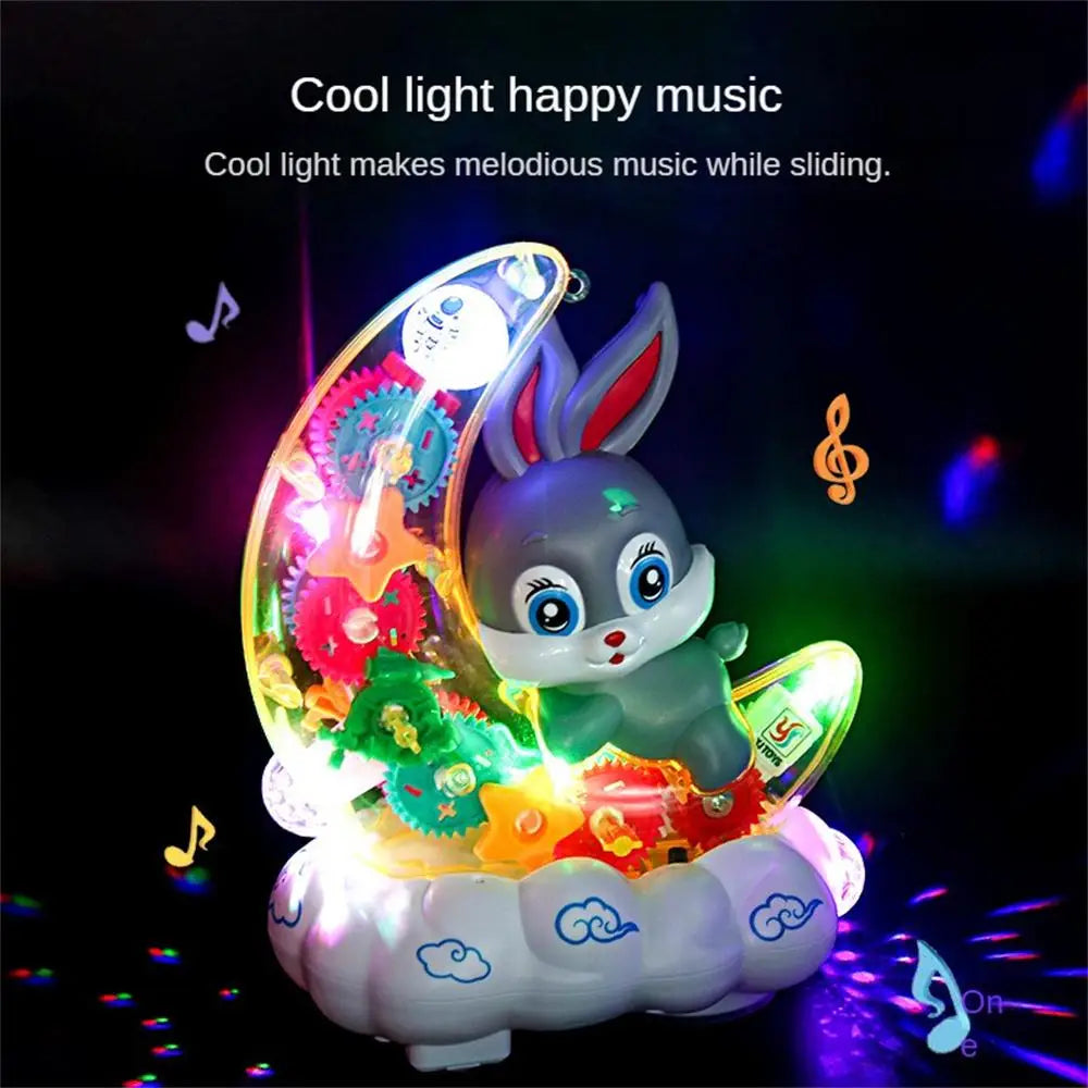 Electric Gear Moon Rabbit With Light & Sound