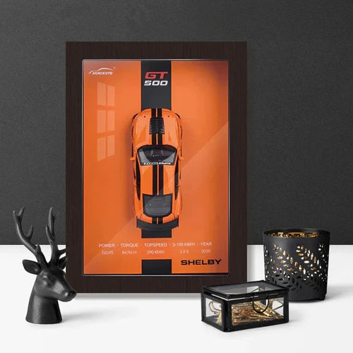 1:32 Diecast Shelby Mustang Model 3D Photo Frame