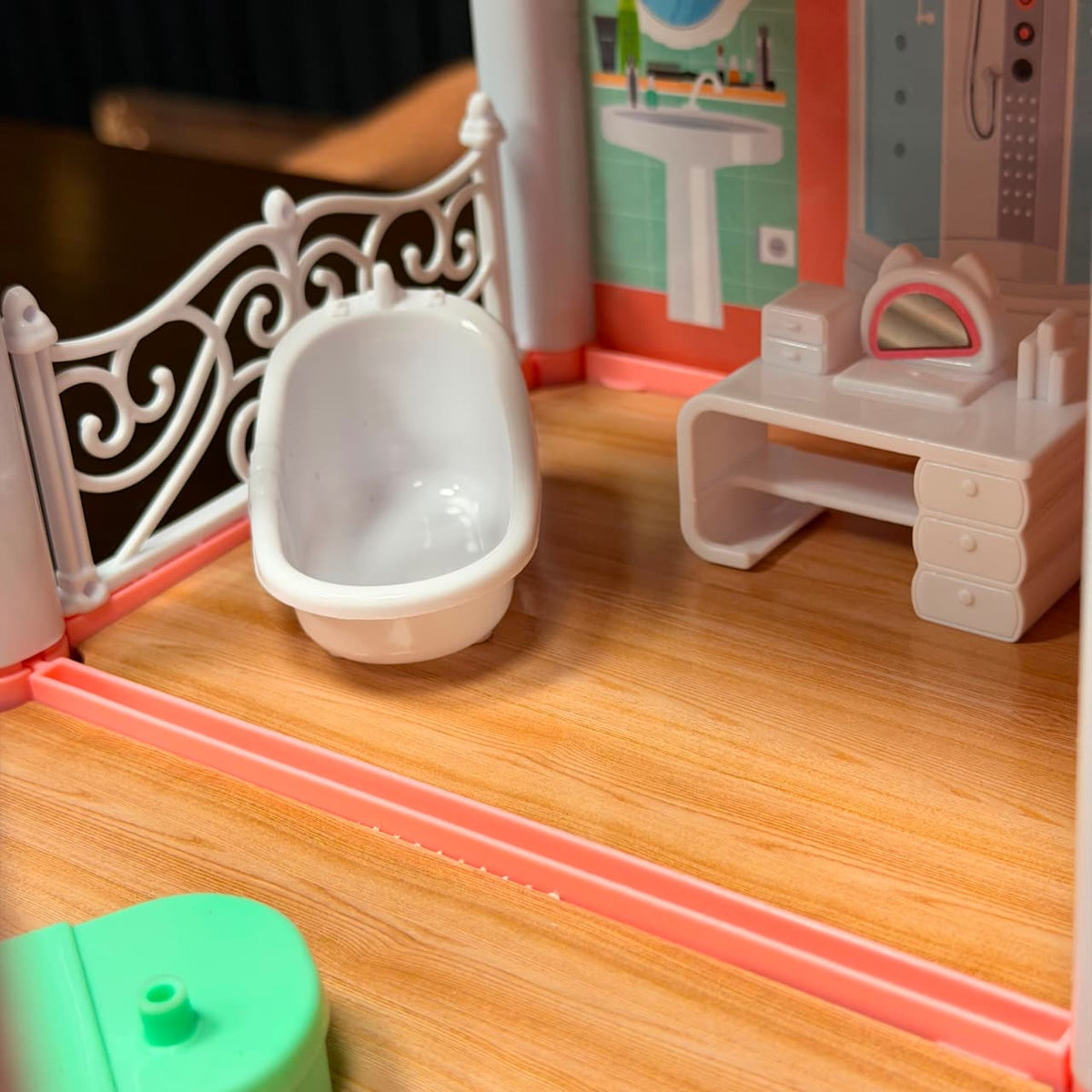 DIY 3 Floor Dream Castle Princess Doll House