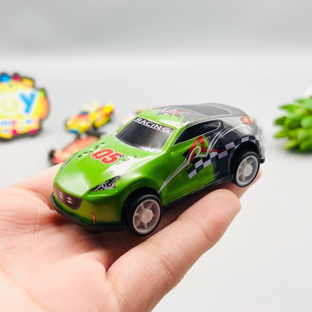 44Pcs Mini Metal Inertial Racing Cars Set