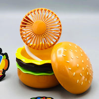 Burger Themed Rechargeable Desktop Fan