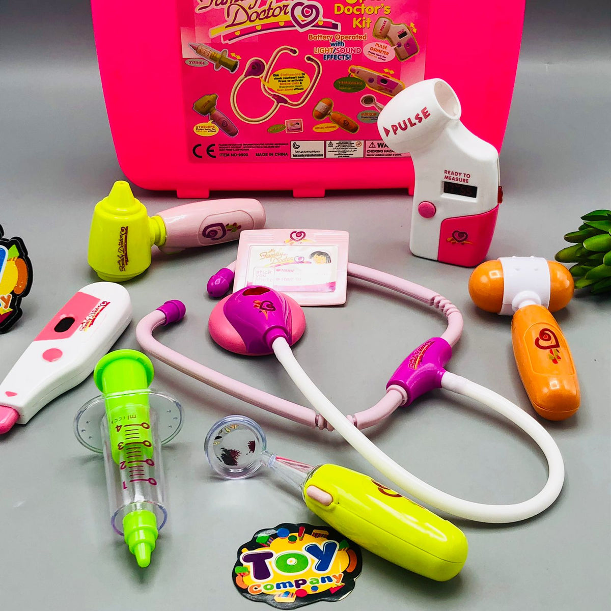 8Pcs Pretend Play Doctor Set With Light