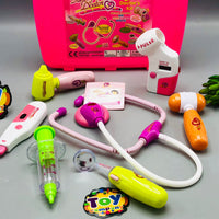 8Pcs Pretend Play Doctor Set With Light