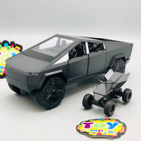 1:24 RC Diecast Tesla Model With Quad Bike