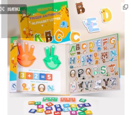 Toddler Finger Arithmetic Alphabet Letters