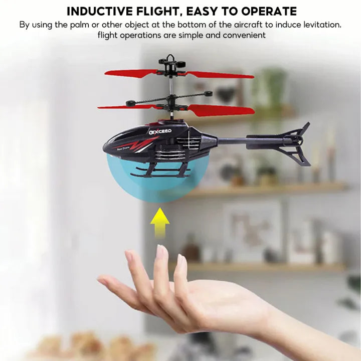 Rechargeable Infrared Induction Helicopter With Cool Lights