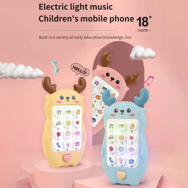 Deer Design Kids Musical Puzzle Mobile Phone