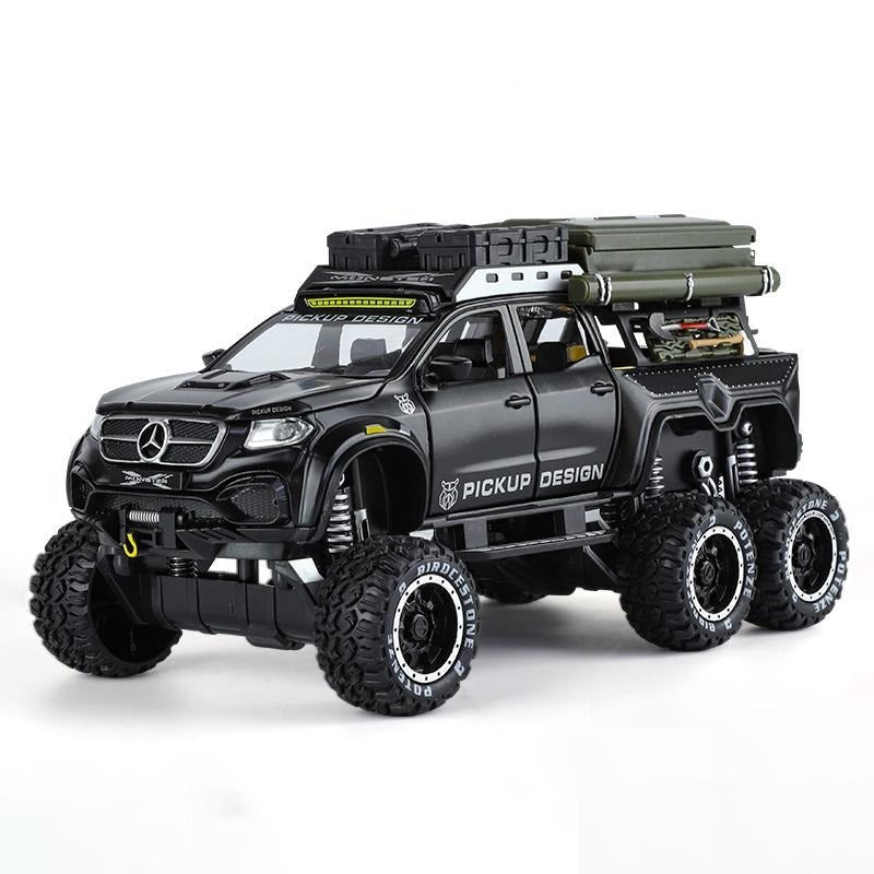 1:24 Diecast Mercedes AMG 6x6 Pickup Truck Model