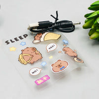 Rechargeable Simple Mini Fan With Stickers