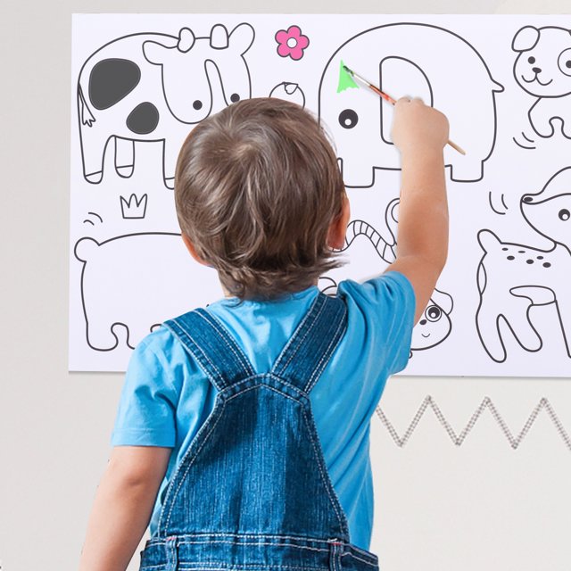 Kids Drawing Art Paper Roll Educational Tool