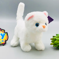 Thumbnail for Cute Walking Plush Pet Cat with Sound