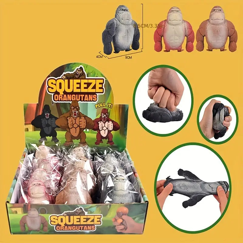 Squeeze Stretchy Gorilla Anti Stress Toy