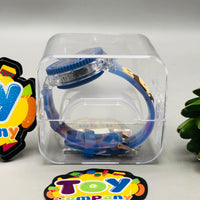 Labubu Themed Lighting Watch With Acrylic Box - Purple