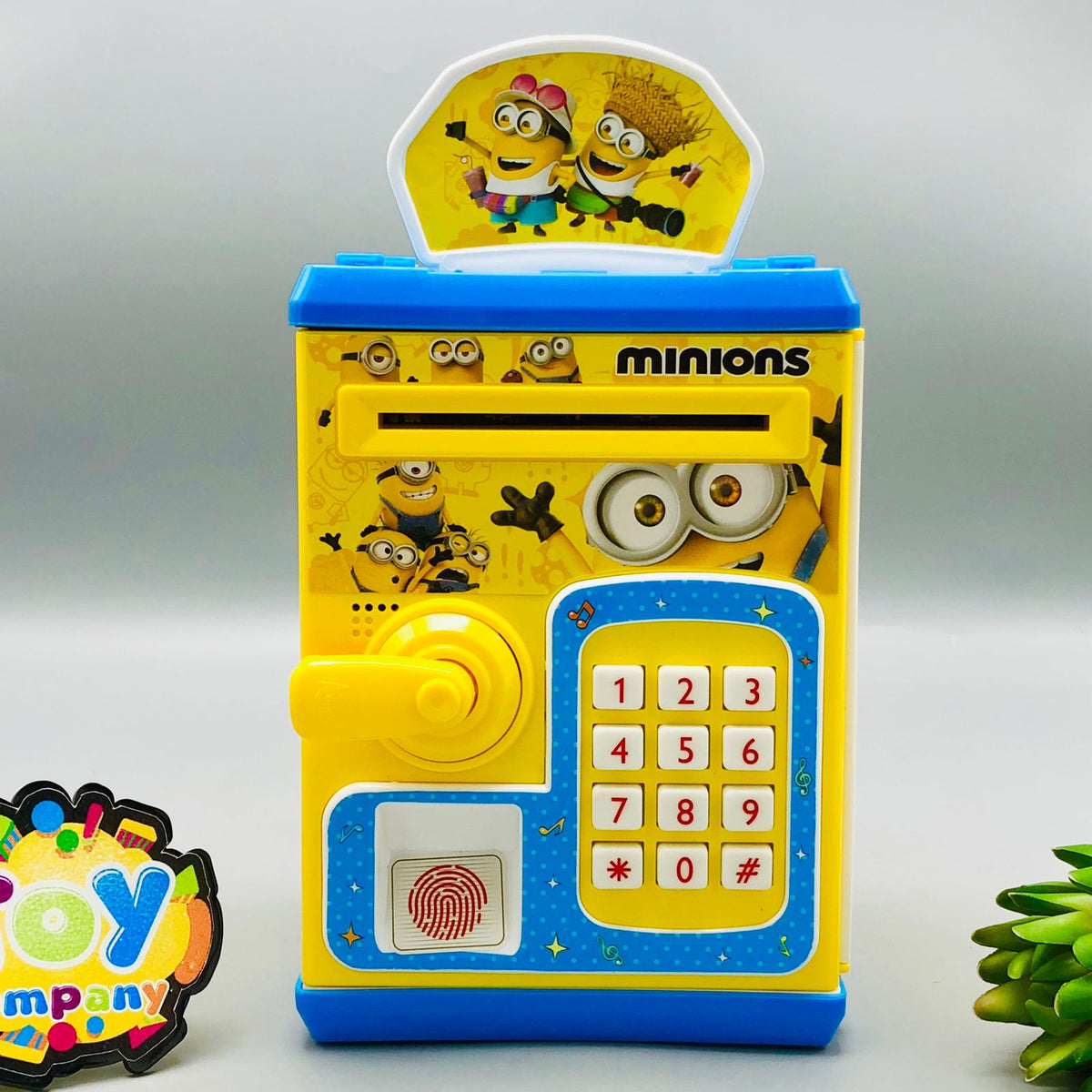 Minions Fingerprint Piggy Bank With Light & Sound