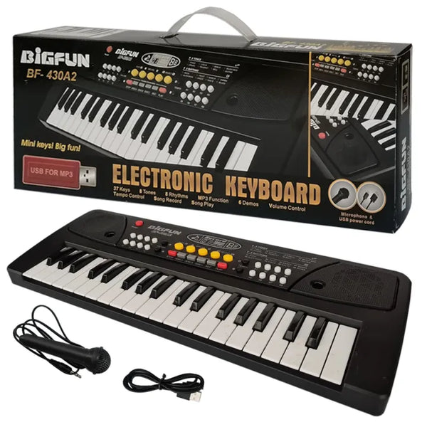Big Fun 37-Keys MP3 Functions Keyboard With Microphone