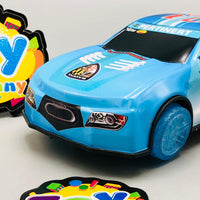 Diecast Electric Racing Car With Light & Music - 1Pc