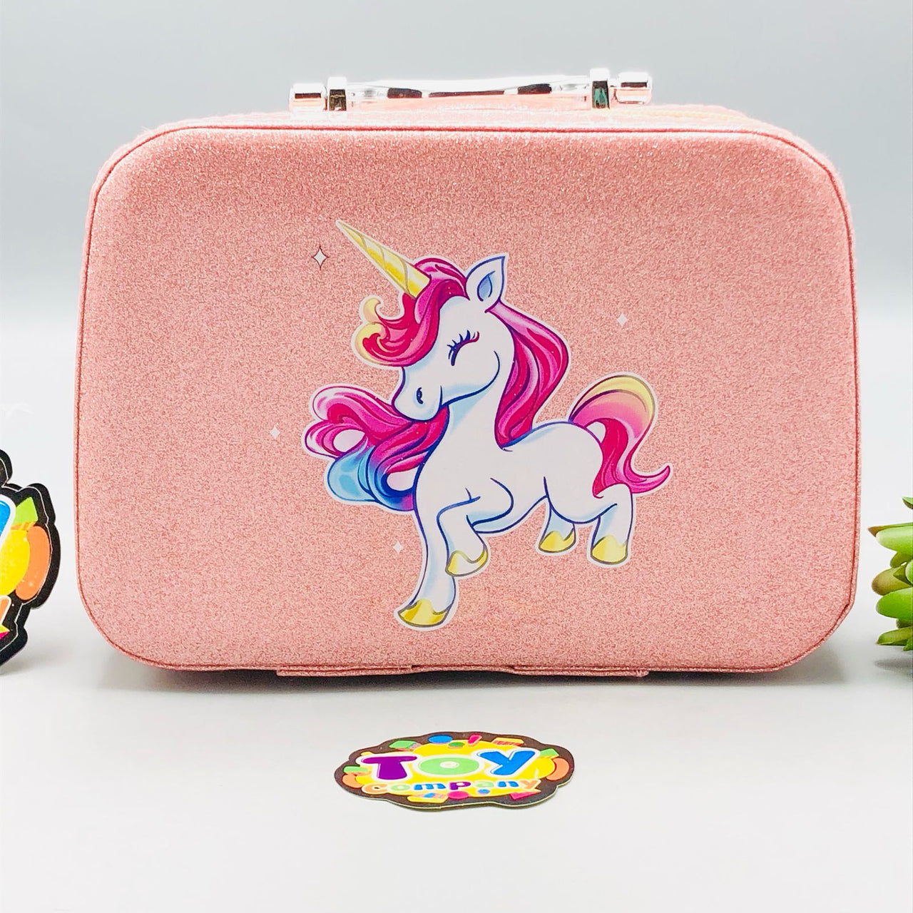 17Pcs Realistic Unicorn Fashion Makeup Bag