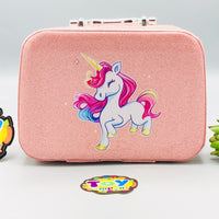Thumbnail for 17Pcs Realistic Unicorn Fashion Makeup Bag