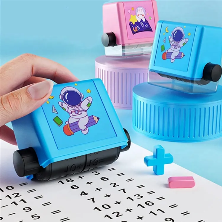 Educational Mathematical Rolling Stamp For Kids