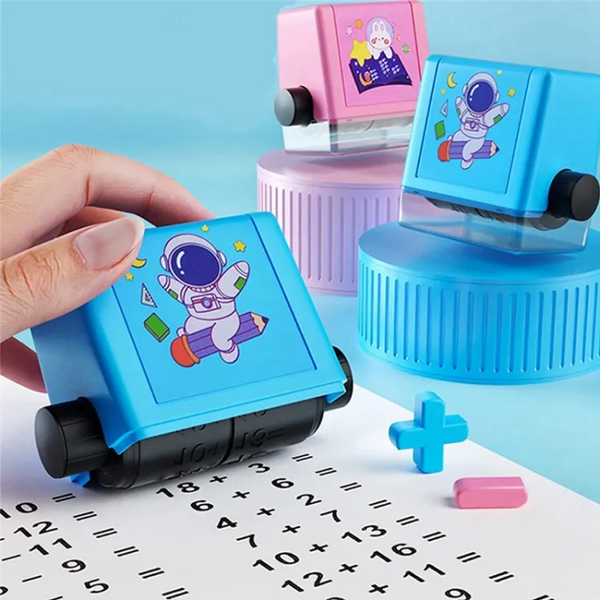 Educational Mathematical Rolling Stamp For Kids