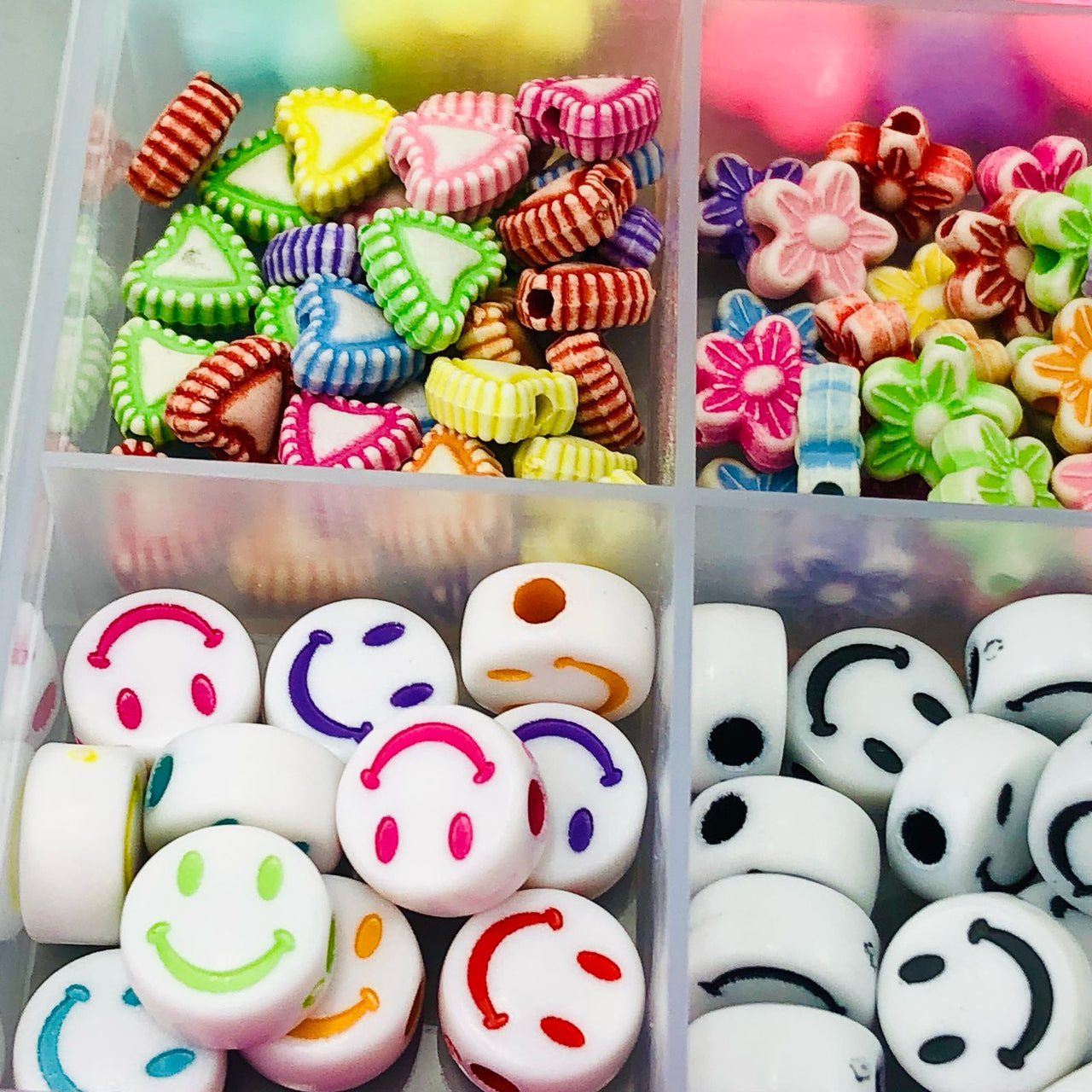 DIY Multi-Color Beads Set With Storage Box - Assortment