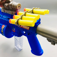 3in1 Avengers Soft Bullet & Colorful Bubble Gun