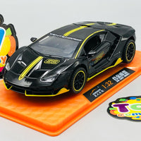 1:32 Diecast Lamborghini Centenario With Acrylic Display Box - Black