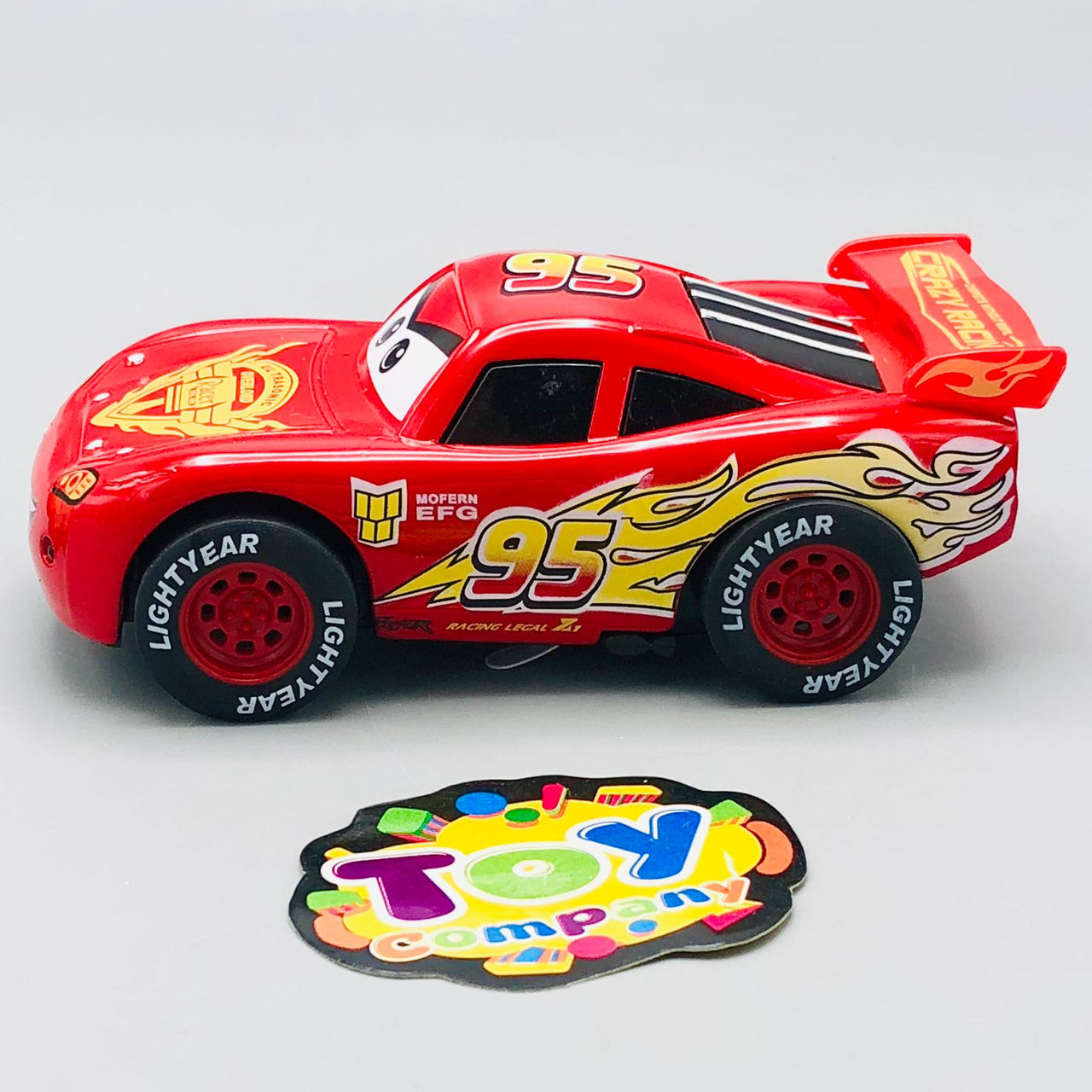 1Pc Diecast McQueen Thrilling Racing Car With Light & Sound
