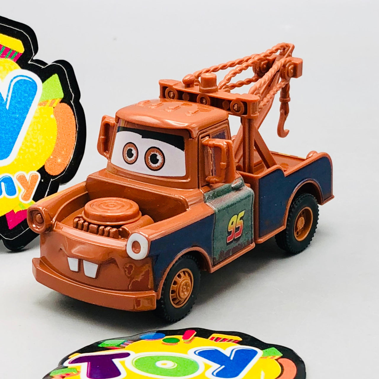3* Inches Mini Alloy Disney Tow Truck Model - 1Pc