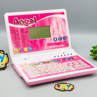 40 Activities Kids English Learning Laptop - Pink