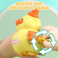 Cute Friction Wind-Up Cartoon Duck