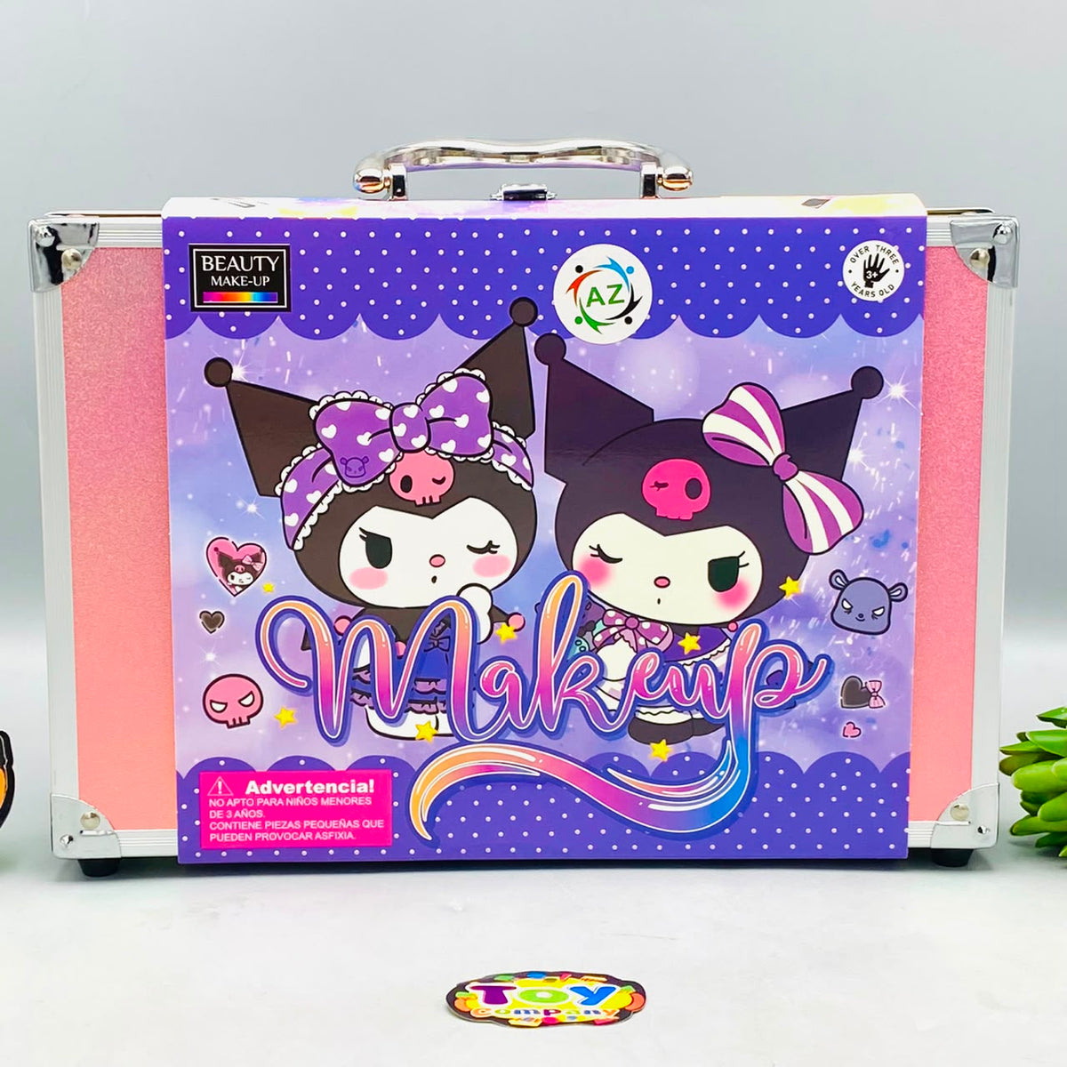 30Pcs Realistic Kuromi Makeup Briefcase