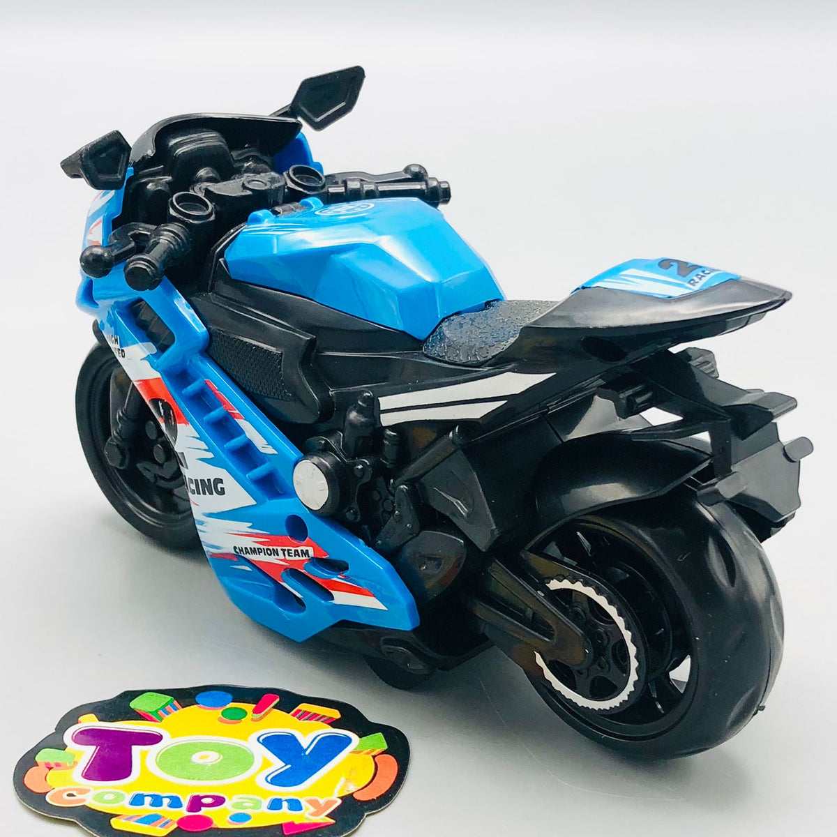 1Pcs ABS Inertial Power Mini Racing Bike