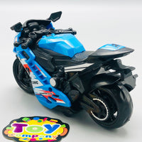 1Pcs ABS Inertial Power Mini Racing Bike
