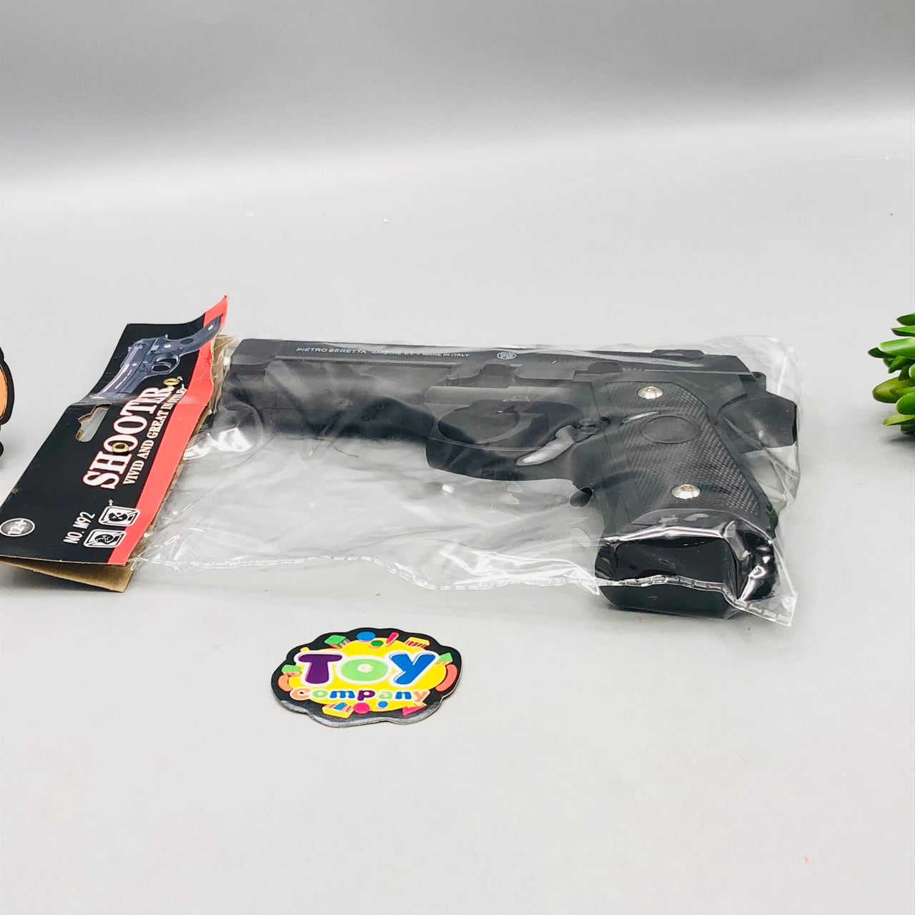 Metal Beretta Shooting Gun - Toy