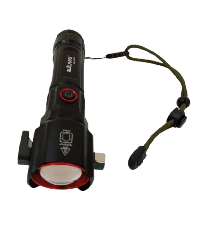Multi-functional Metal Emergency Flashlight
