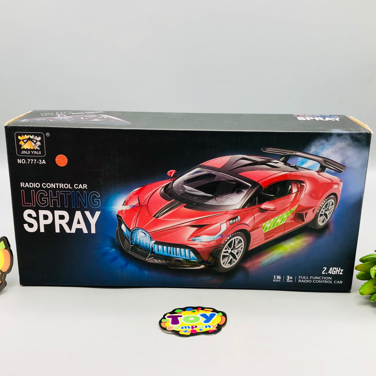 1:16 2.4GHz RC Lighting Spray Racing Car