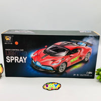 1:16 2.4GHz RC Lighting Spray Racing Car