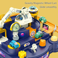 Thumbnail for Manual Space Big Adventure Track Set - 2 Assorted Cars