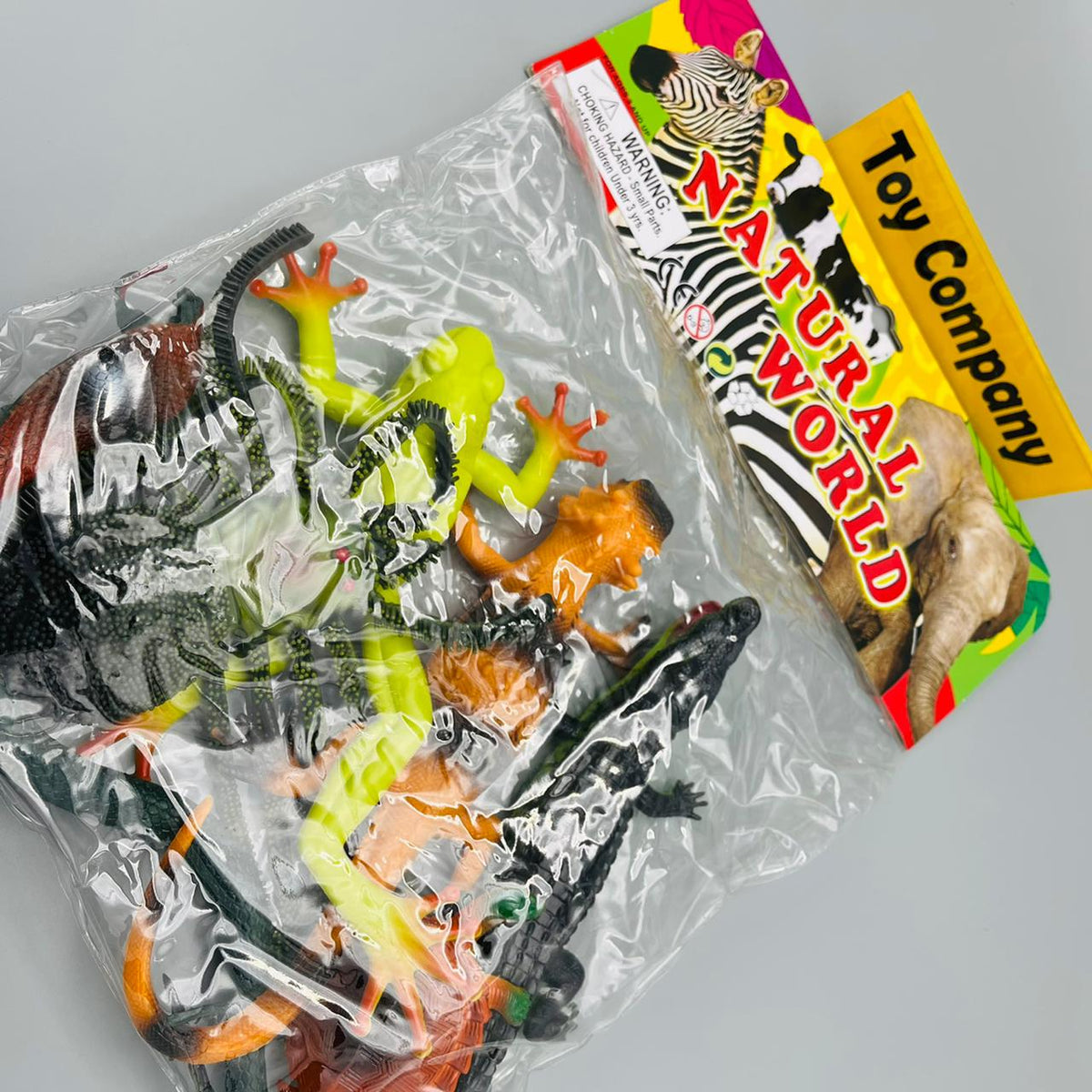 6 in 1 Reptiles PVC Toy Set