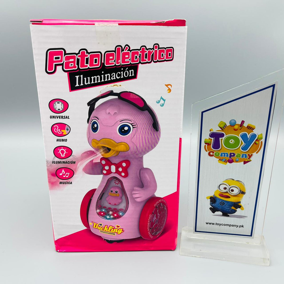 Funny Spraying Duckling