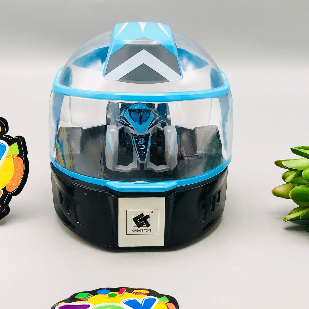 Remote Control Mini Helmet F1 Racing Car