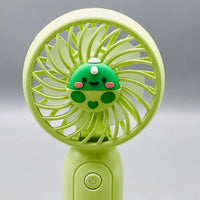 Rechargeable Cute Cartoon Themed Handheld & Desktop Fan