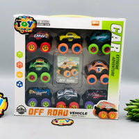 8Pcs Mini Inertial Pullback Off-Road Cars Set