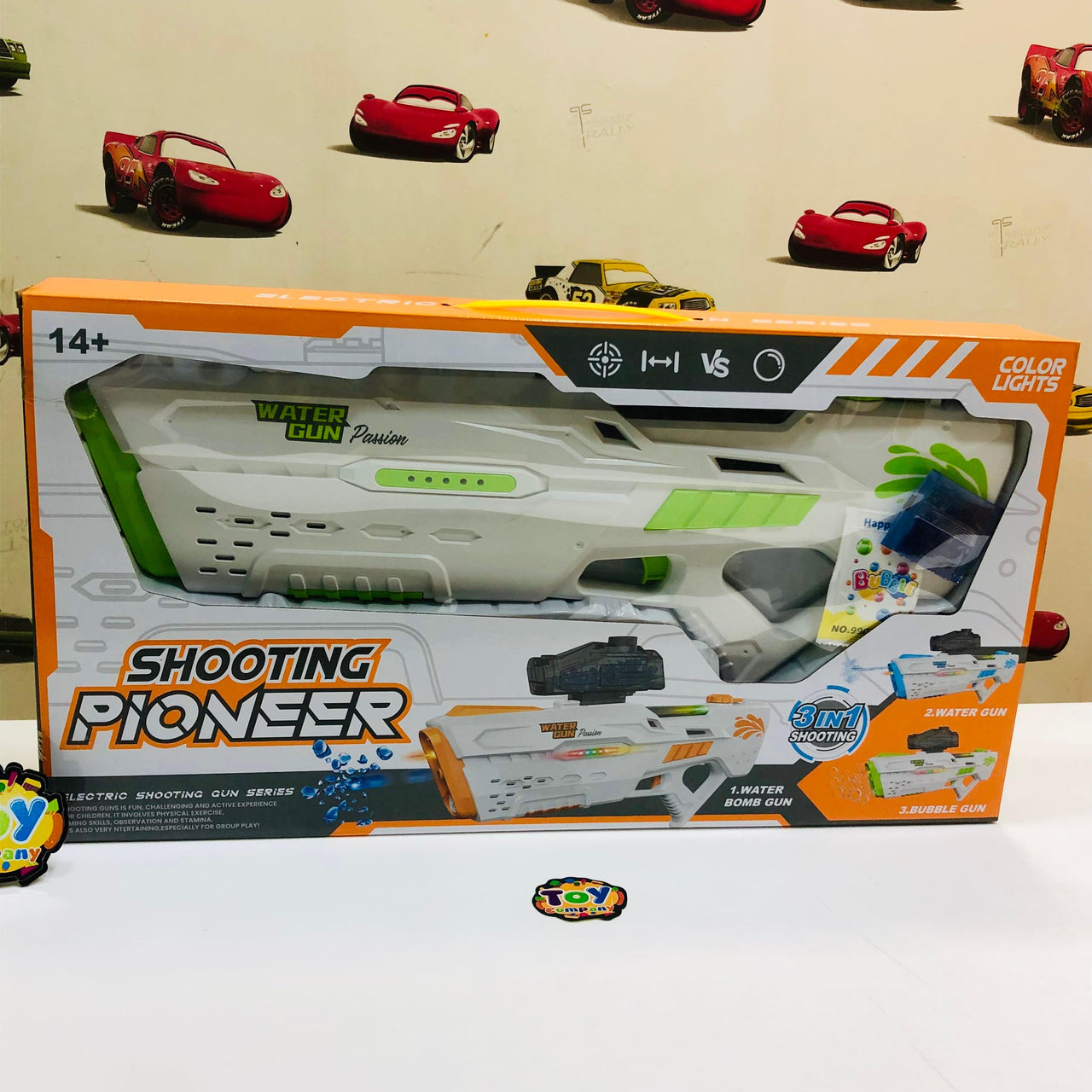 3in1 Electric Pioneer Bubble & Gel Blaster Shooting Gun