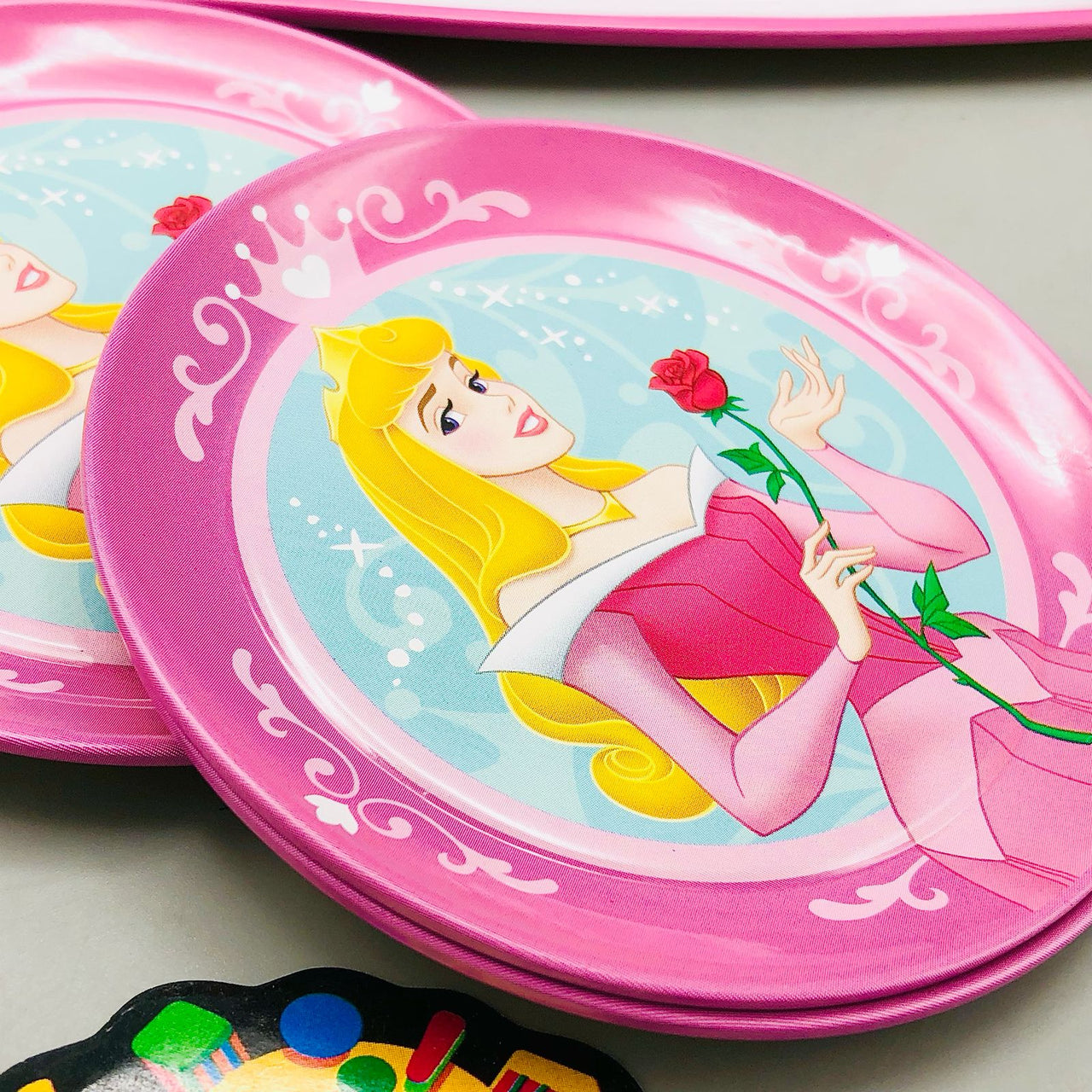 14Pcs Princess Themed Kids Metal Tea Set