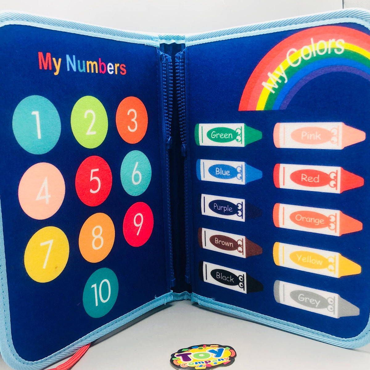 Montessori Multi-functional Activity Busy Book - Blue