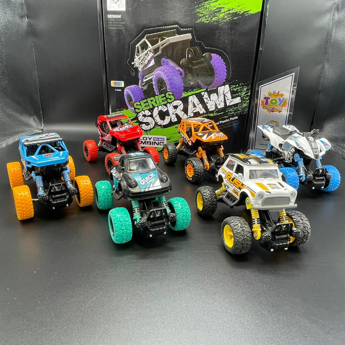 Alloy Metal Scrawl Series 4 x 4 Climbing Car